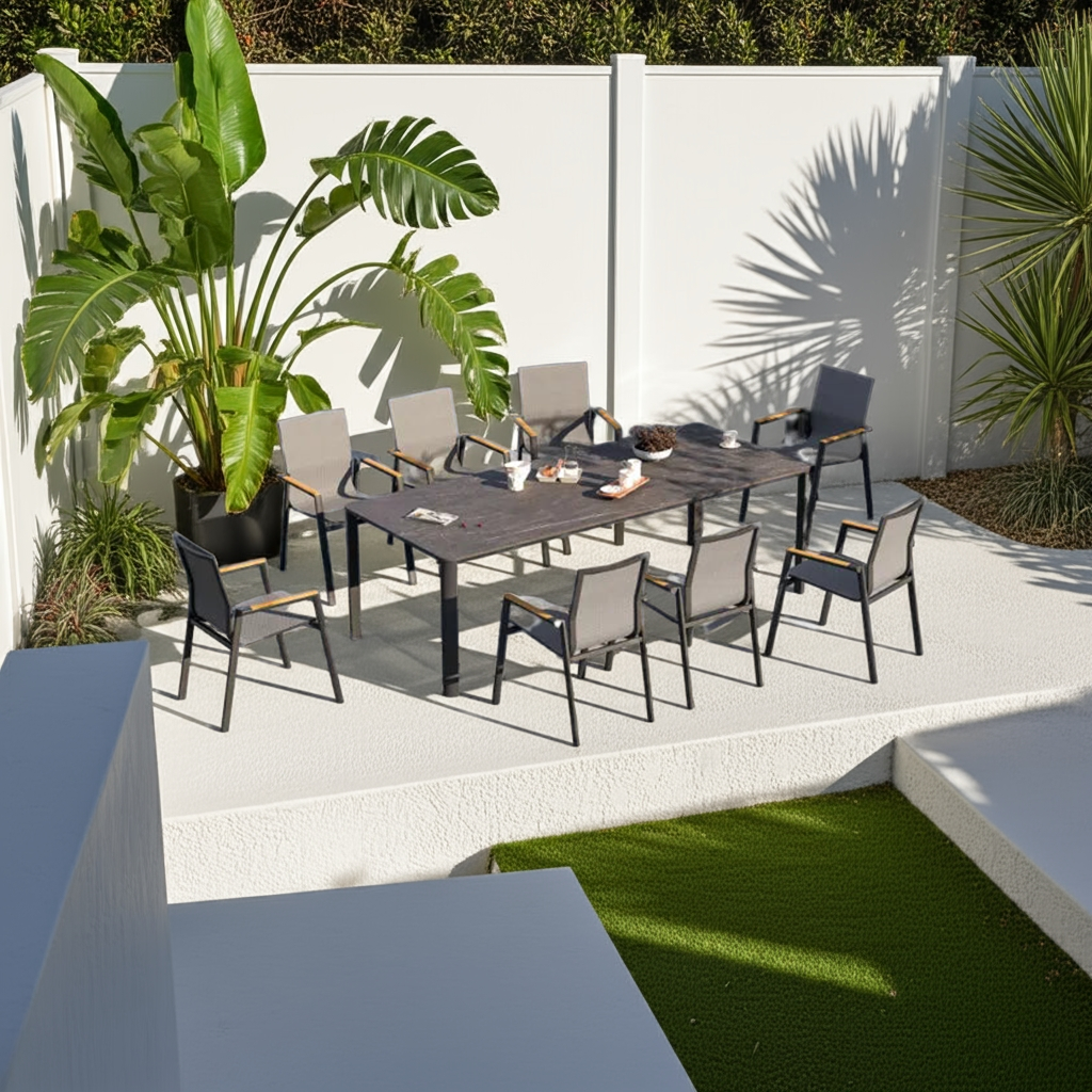 Apollo & Aspen 8 Seat Dining Set