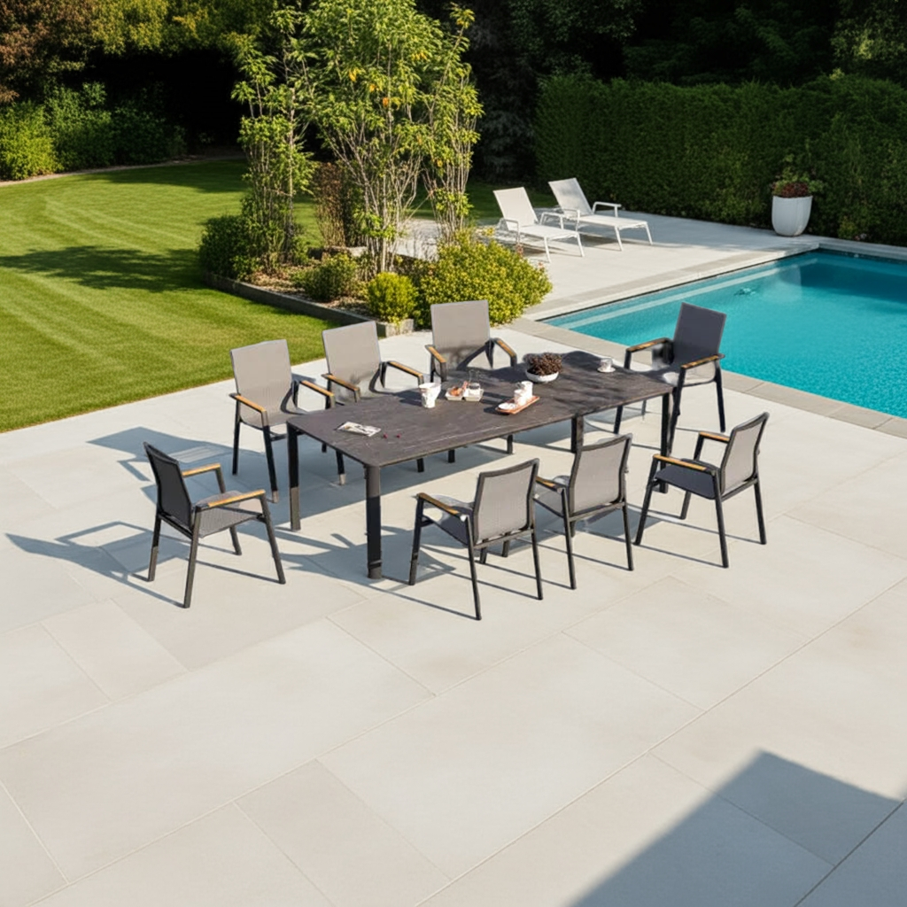 Apollo & Aspen 8 Seat Dining Set